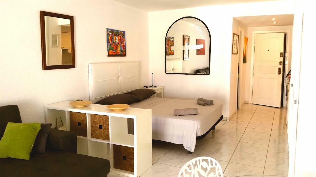 Charming Studio Los Cristianos Hill Heated Pool Exterior foto